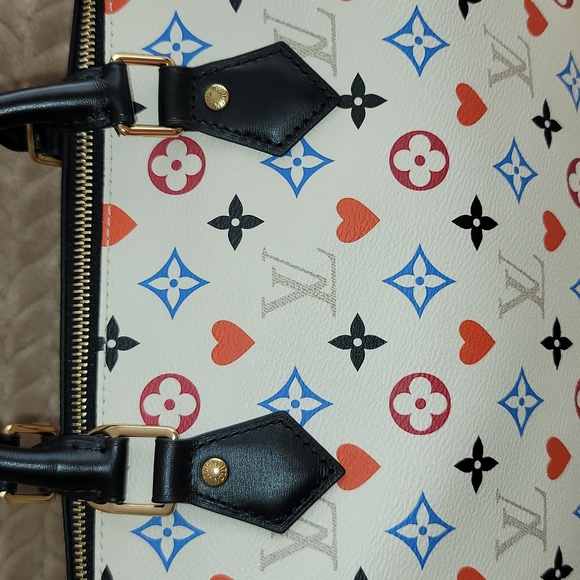 Speedy 25 Louis Vuitton Game On Canvas Giant Monogram Cross Body Handbag - Picture 6 of 16